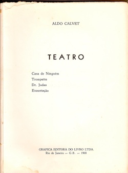 Aldo Calvet Teatro